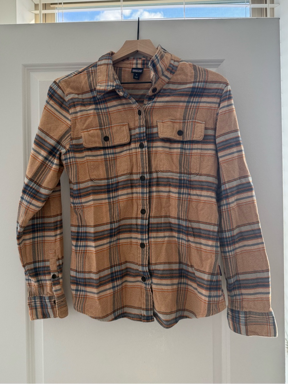 Patagonia Plaid Flannel Top